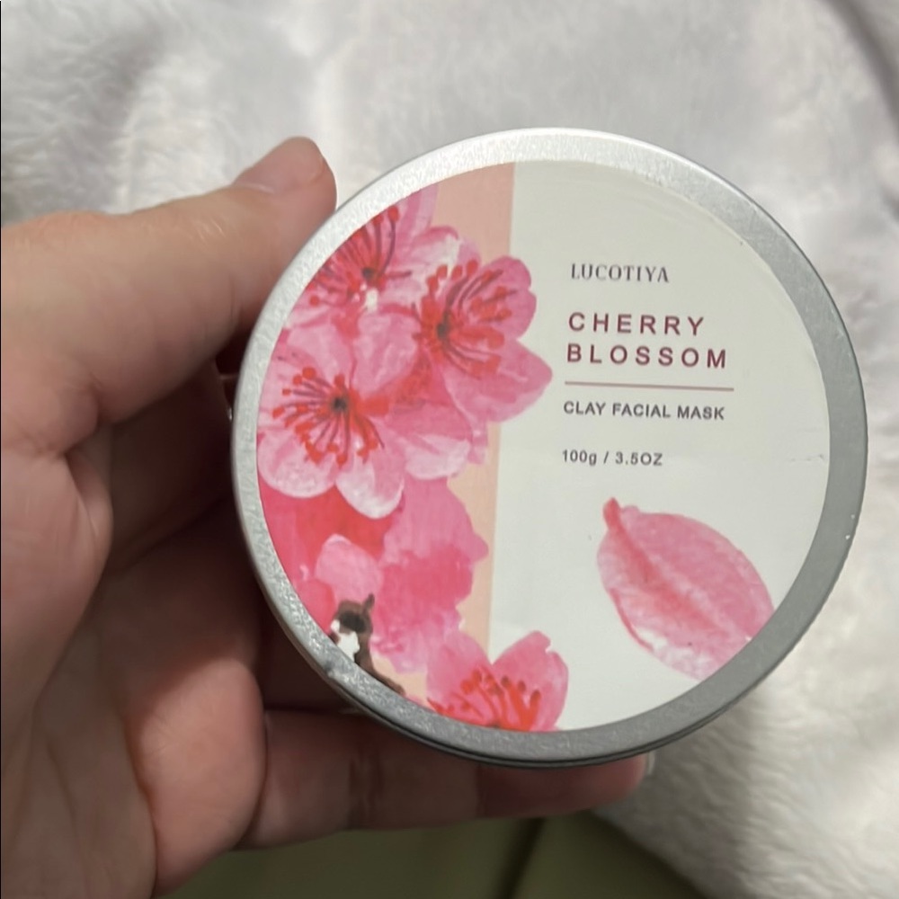 Cherry Blossom Pink Silver Skincare Mask